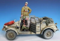 135 model kit resin kit d a k kubelwagen crewgerman paratroopers