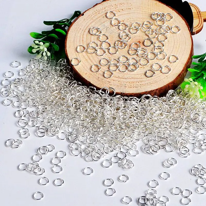 Открытые соединительные кольца из цинкового сплава разных размеров фурнитура