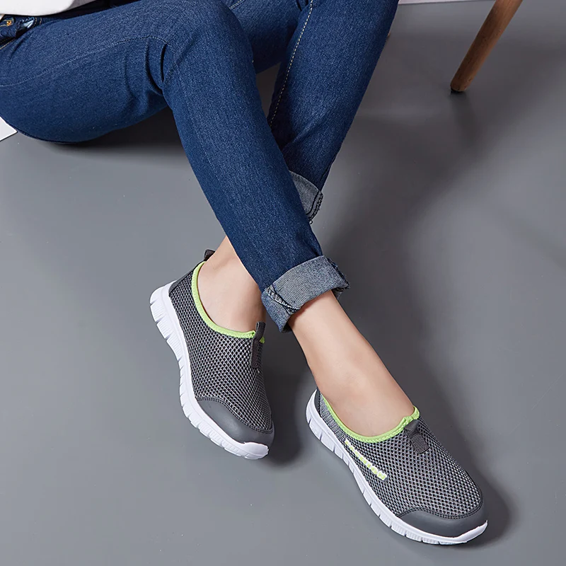2020 New Men Light Sneakers Summer Breathable Mesh Male Cheap Casual Shoes Dad Walking Outdoor Sport Comfortable Big Size:38-46 | Обувь