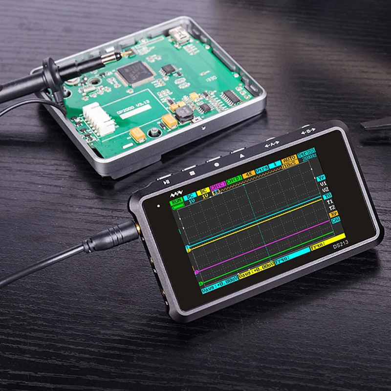 Цифровой осциллограф DSO213 Pocket Size мини цифровой 100 мс/с частота дискретизации 4