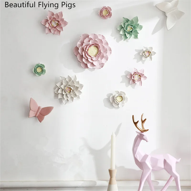 Креативные керамические цветы магнолия лотос и другие всемирно известные