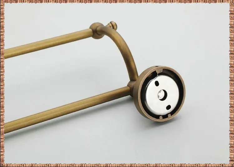 Free shipping Towel rack copper bathroom accessories double fashion antique towel bar /towel holder HJ-1811 | Строительство и