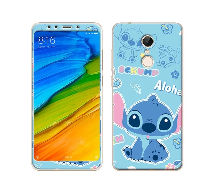 Чехол для экрана для Xiaomi Redmi 4x Note4 A1 Mi6 Note3 Передняя пластина из закаленного стекла и Вернуться ТПУ цветной Чехол-обложка с рисунком
