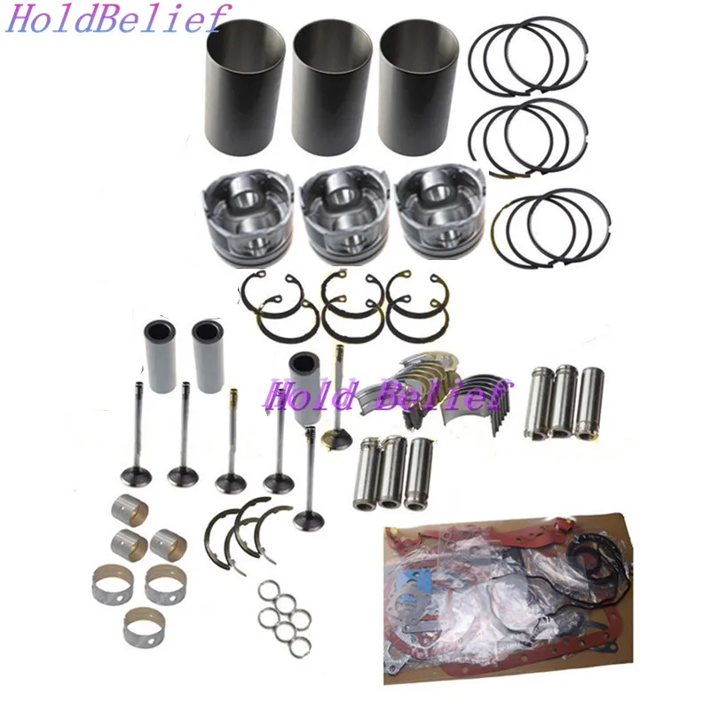 

Rebuild Kit For Kubota D902 Engine RTV900G RTV900G9 RTV900R RTV900R6 Vehicle