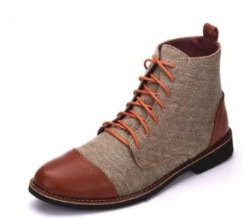 

Babebcbd Fashion Men Comfortable Brogue Shoes Men Casual Boots big size 48 Men Shoes Spring Autumn Ankle Boot