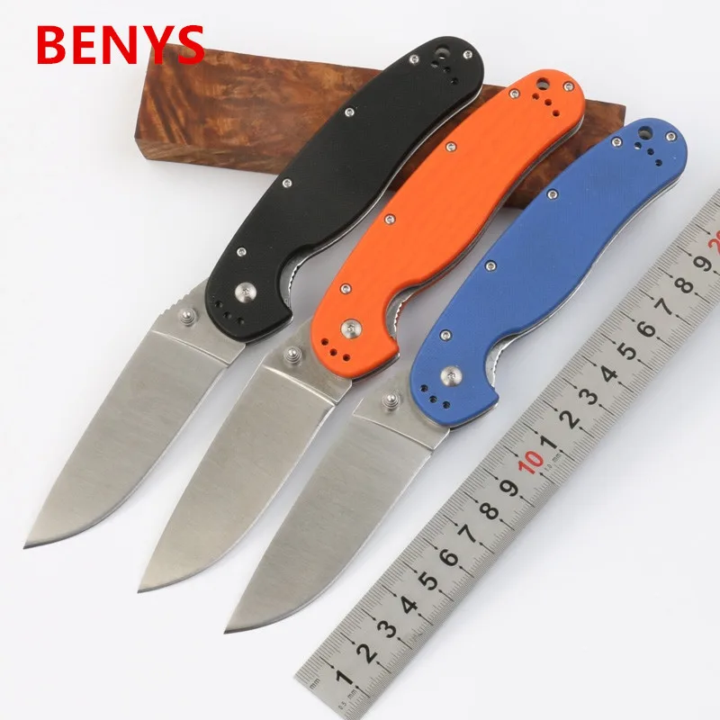 Складной нож BENYS RAT модель 1 лезвие с рукояткой G10 тактический для кемпинга охоты