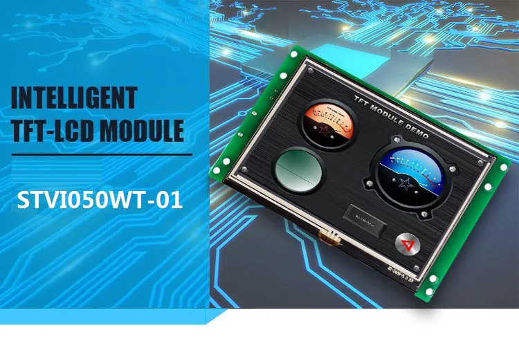 5,0 дюймов HMI Smart lcd модульный сенсорный экран монитор цветной дисплей