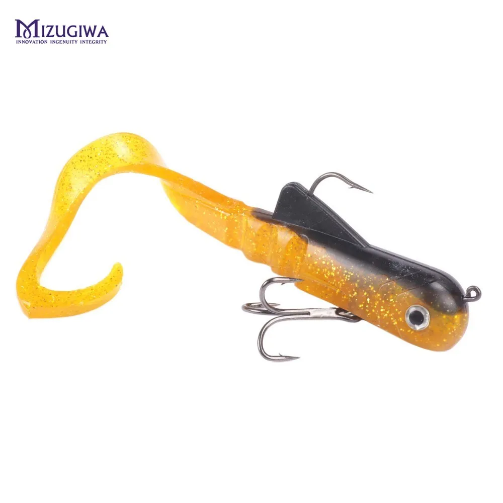 4 шт./лот Mizugiwa мелкая Щука приманка 20 см 45 г рыболовная Мягкая наживка мускусный
