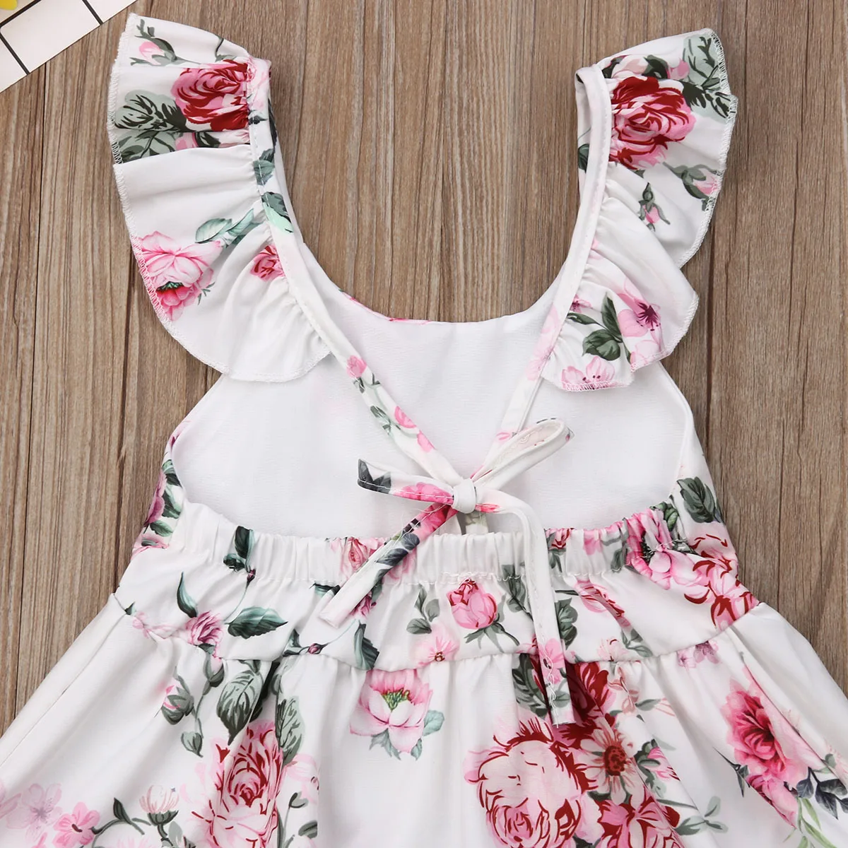 Girl Clothes Dress Summer Toddler Kid Baby Flower Print Sleeveless Princess Sundress | Детская одежда и обувь