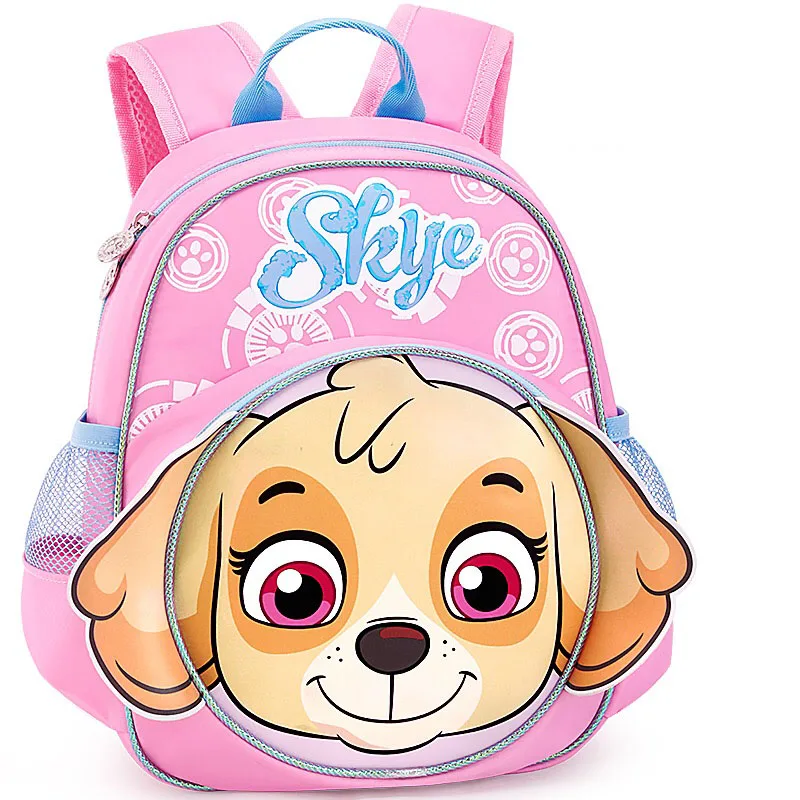 1 Pc Paw Patrol Backpack for Kids Waterproof Skye Marshall Chase Rubble School Knapsack Figures Children Plush Bag Kindergarten image 3