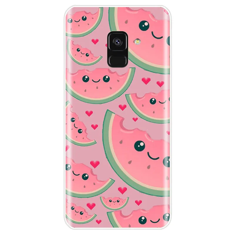 Pepe PUBG мультяшный арбуз Мягкий силиконовый чехол для телефона Samsung Galaxy A7 A8 2015 A3 A5 2016