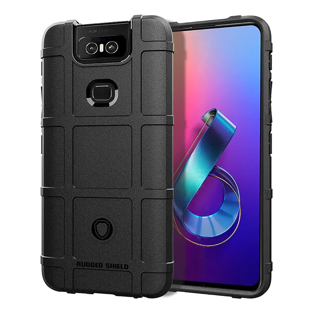 Роскошный бронированный силиконовый чехол для телефона Asus ZenFone 6 ZS630KL мягкий