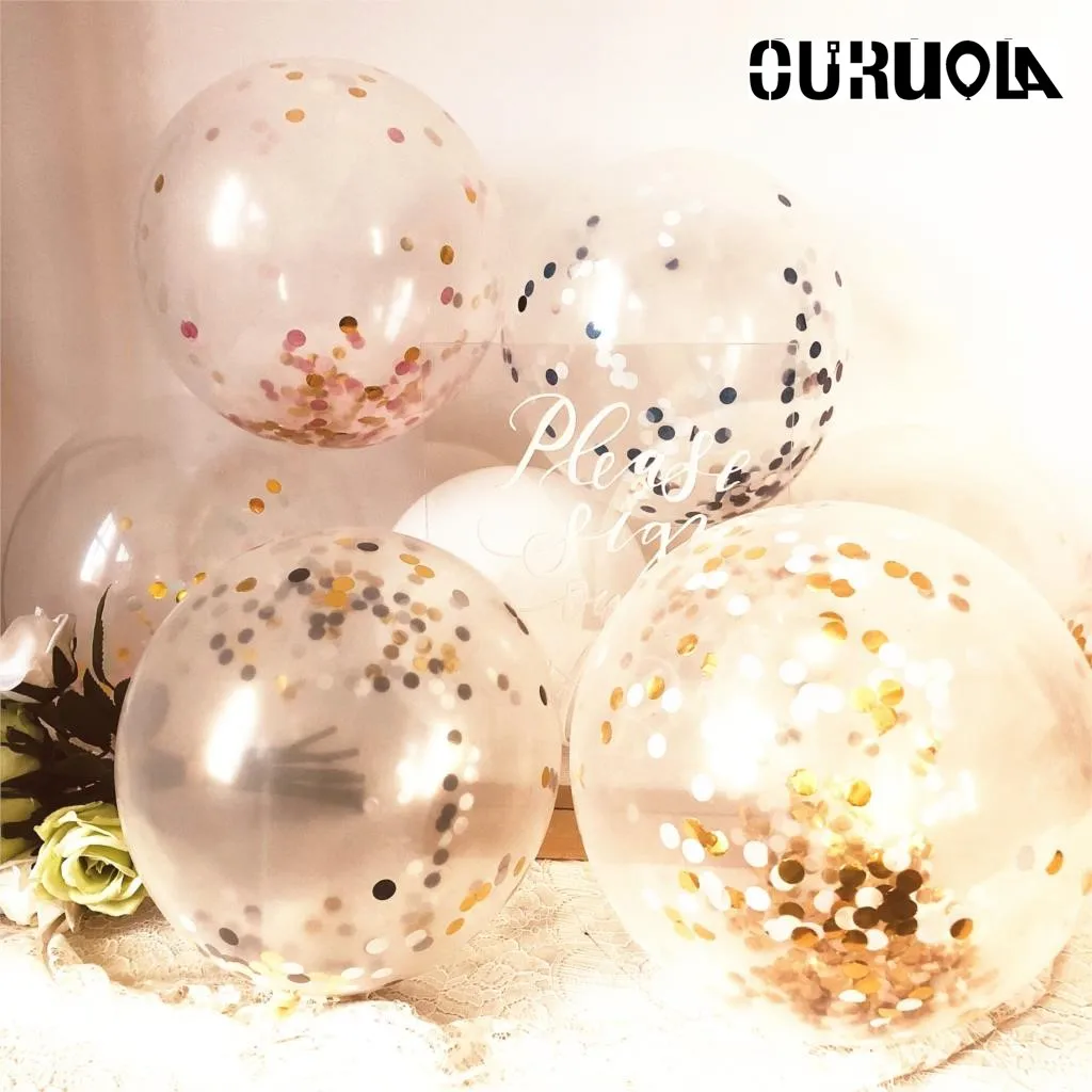 Баллон конфетти Гавайская Вечеринка день рождения свадебное украшение гелиевые