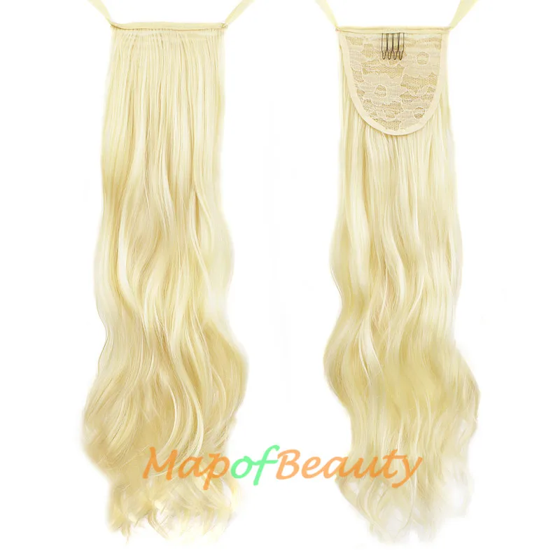 MapofBeauty 20 &quotзажим для наращивания волос шнурок хвостик поддельные женщин