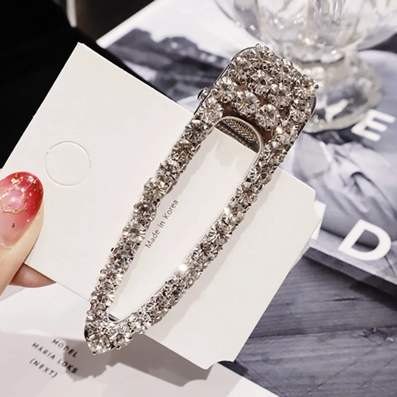 Популярные заколки для волос с кристаллами женские шпильки аксессуары женщин