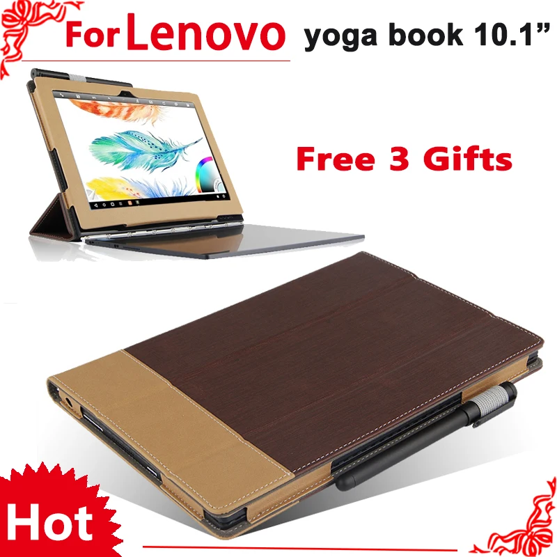 Чехол-книжка для lenovo Yoga Book 10,1, чехол для планшета, защитный чехол, можно положить клавиатуру+ пленку для экрана
