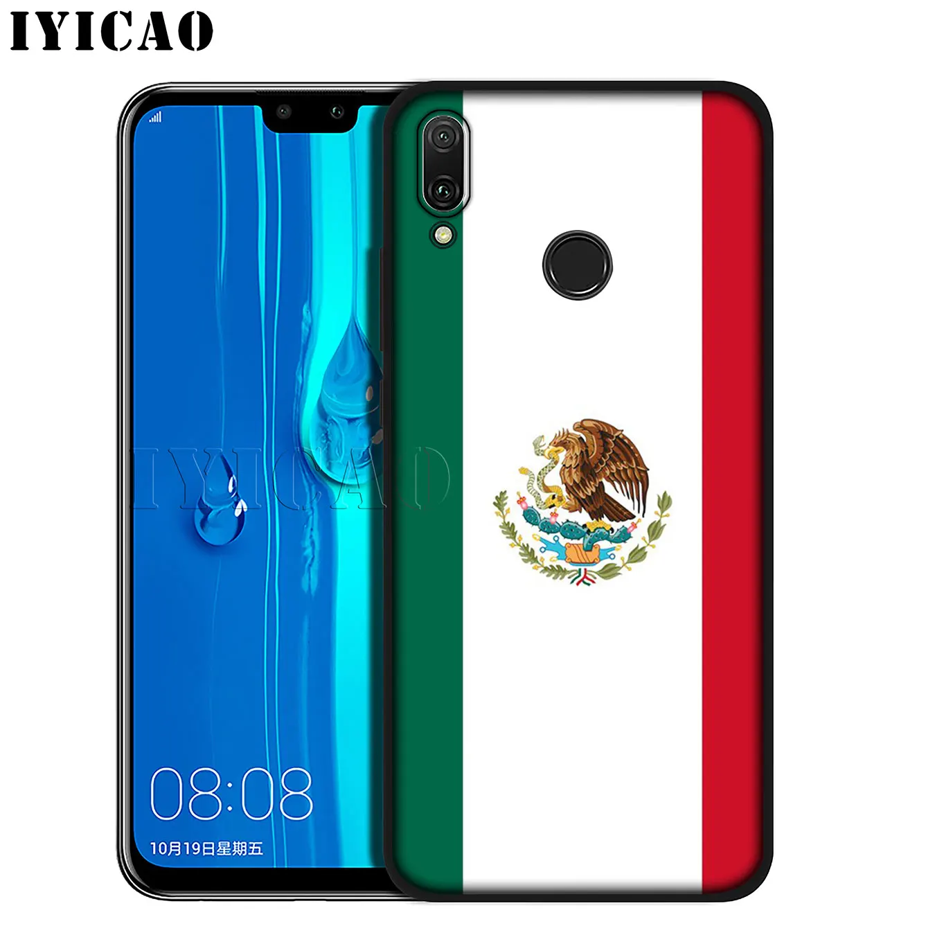 IYICAO mexico flag Black High Quality Soft Phone Case for Huawei Mate 30 20 10 Pro Nova 5I 5T 5 4 4E 3i 3 2i Lite Smart |
