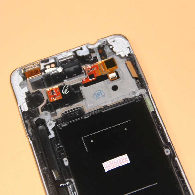 Для Samsung Galaxy Note 3 N9005 N900 ЖК дисплей с сенсорным экраном дигитайзер рамкой рамка