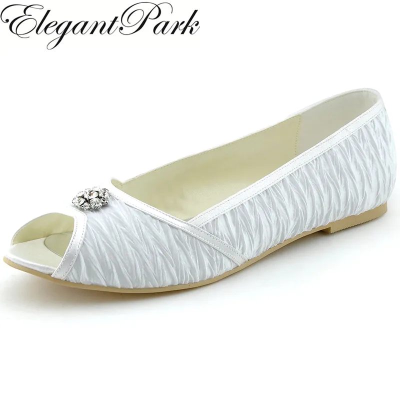 Классические женские туфли на плоской подошве Цвет белый слоновой кости С