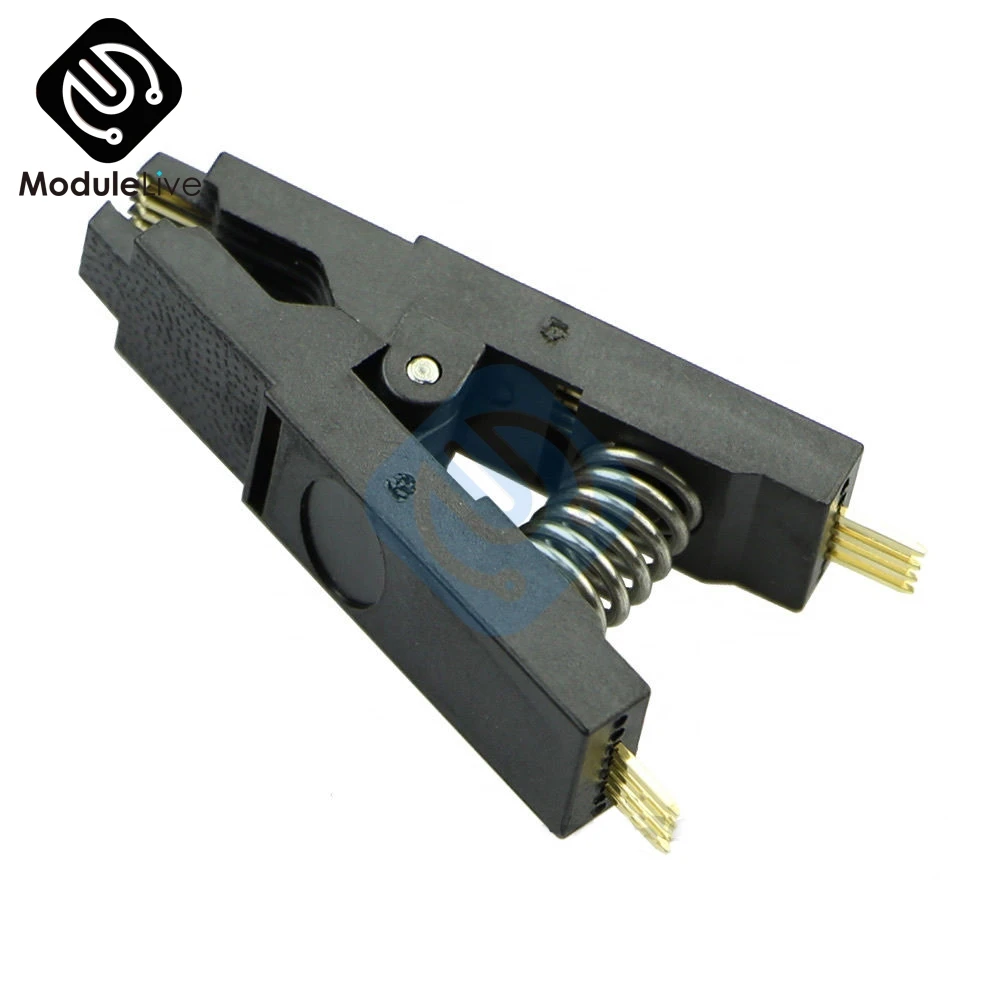 Программист тестовый зажим SOP8 SOP SOIC8 DIP8 контакты BIOS/24/25/93 флэш чип IC Разъем Adpter