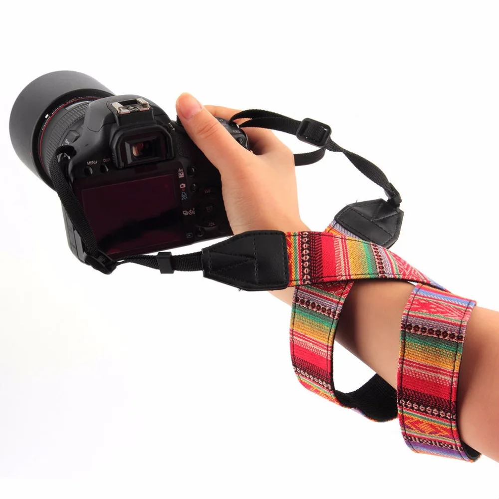 2017 Hot Vintage Style Canvas Camera Neck Strap Belt for Nikon Canon Sony DSLR | Электроника