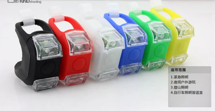 1 шт. водонепроницаемый силиконовый мини-фонарь для горного велосипеда | Спорт и