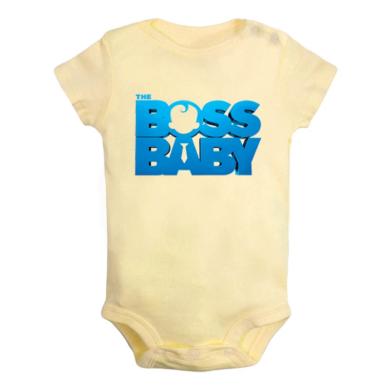 ieBodysuits2220Y Одежда для новорожденных мальчиков и девочек с надписью «Born Leader The Boss»; комбинезон с короткими рукавами; хлопковый комбинезон - Цвет: ieBodysuits2220Y