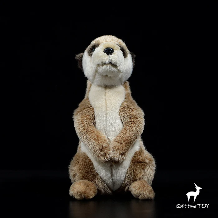 Kawaii Meerkat кукла игрушечные лошадки Симпатичные реальной жизни плюшевые куклы