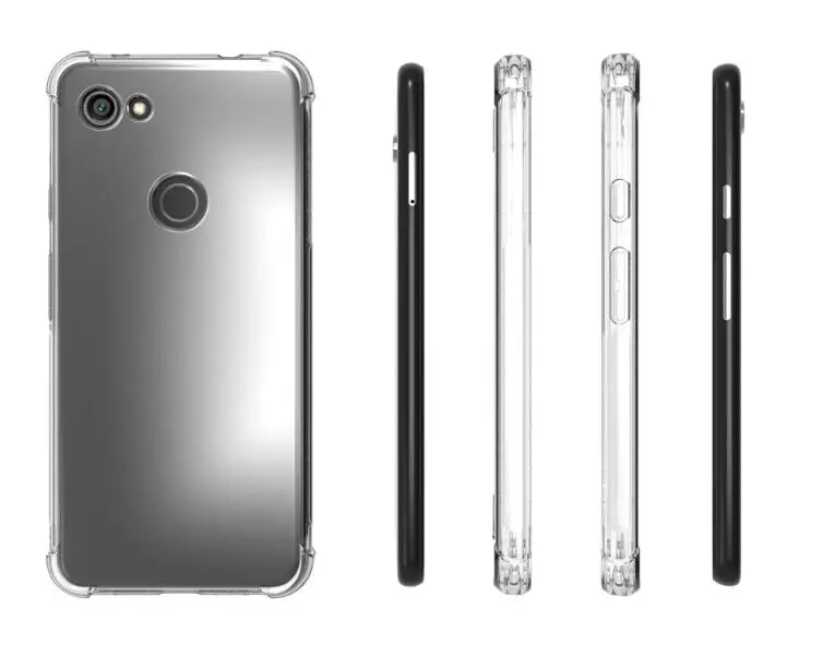 Прозрачный чехол для Google Pixel 3 3a XL Мягкий ТПУ гелевый прозрачный силиконовый из