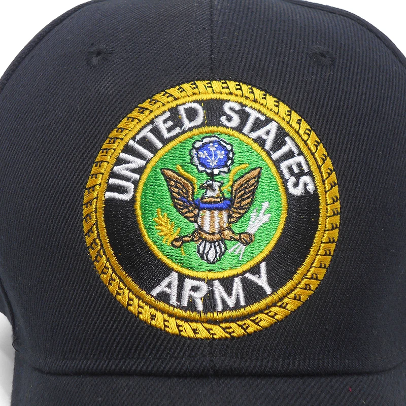 Армии США Бейсбол Кепки Для мужчин Snapback Шапки на открытом воздухе занятий
