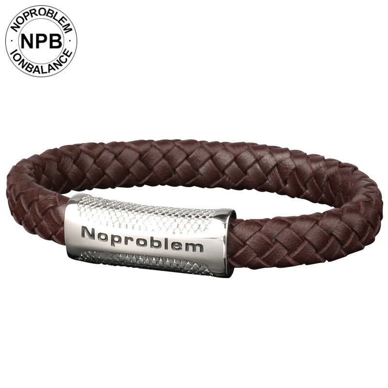 Noproblem 081 Анти усталость здоровье отрицательные ионы кожаный браслет чокер аниме