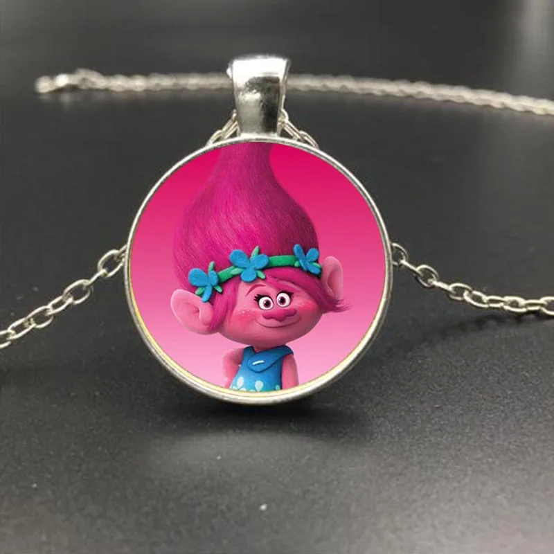 Wholesale 12pcs/Lot New Arrive Cute Fairy Trolls Cartoon Jewelry Necklace Best Christmas Gift For Child Factory Sale Directly | Украшения и