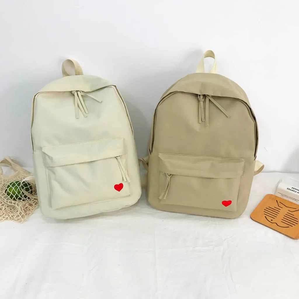 Водонепроницаемый женский рюкзак в японском стиле, однотонные рюкзаки Mochila Feminina Mujer, дорожная сумка для девочек-подростков, школьный ранец 7,2