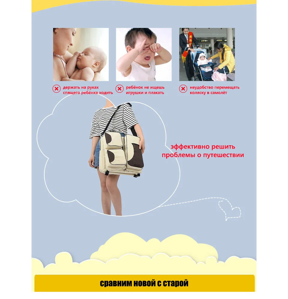 IMBABY складной детская дорожная сумка Детские кроватки портативный переносная детская кроватка Переноска детская кроватка С 5 Карманами мини детский шезлонг для снаружи