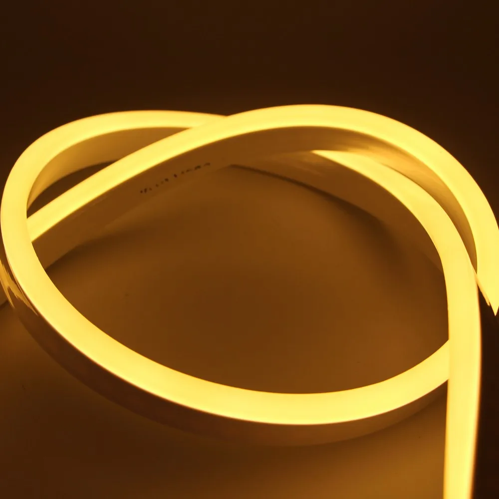 Лента фестиваль лампа магазин свет сад Вечеринка 3 м LED неоновая 220 В SMD2835 цвет IP68