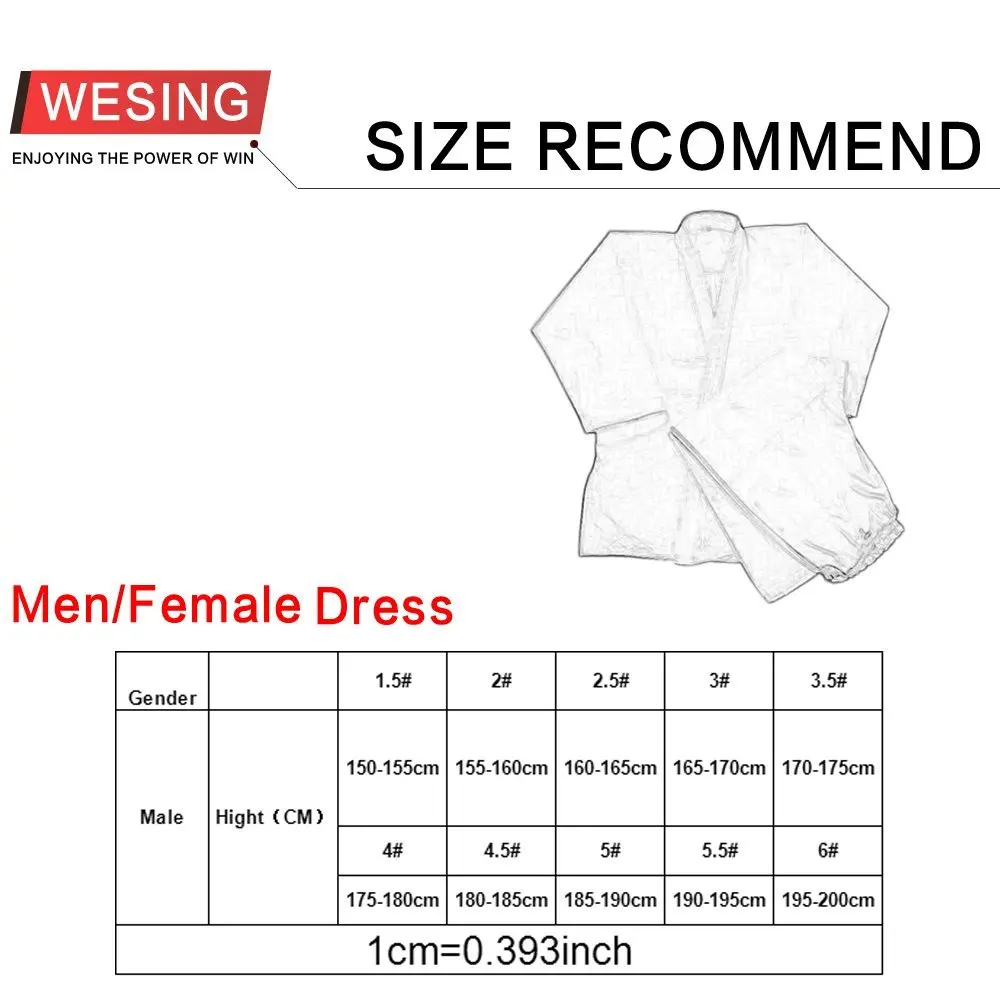 

Wesing WKF Karate GI Men karate Uniform Karate Suit For Competetion