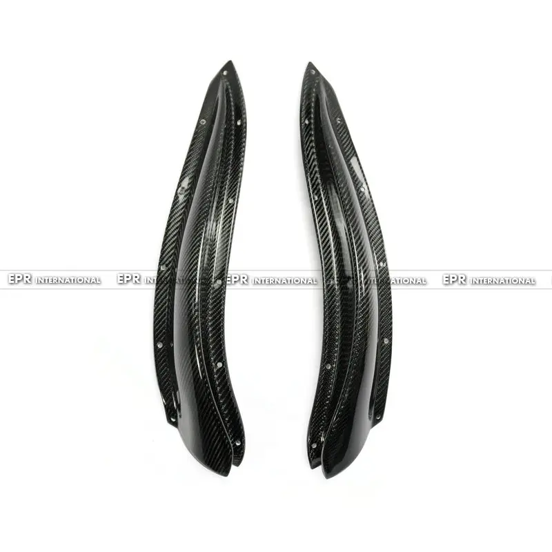 Углеродное волокно передний бампер Canard глянцевое гоночный автомобильный