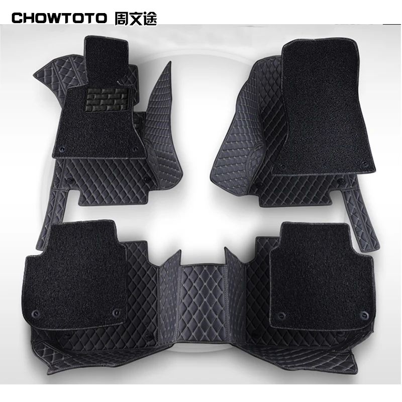 Двухслойные коврики CHOWTOTO AA для Volkswagen Bora/Tiguan/Touareg/Sagitar/Lavida/Magotan/Passat/CC