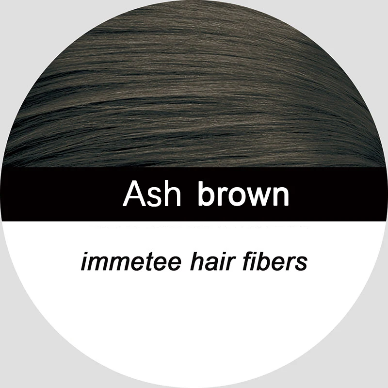 ash brown 28 г Hair Me скрытый лысый порошок травяных волокон для роста волос 27,5 г/28 г для женщин и мужчин 12 цветов на выбор - Цвет: ash brown