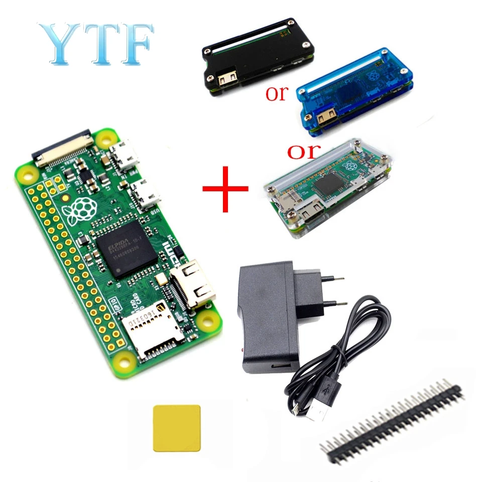 Raspberry pi zero WH Pi 0 W версия адаптера корпуса комплект|Демонстрационные стенды| |