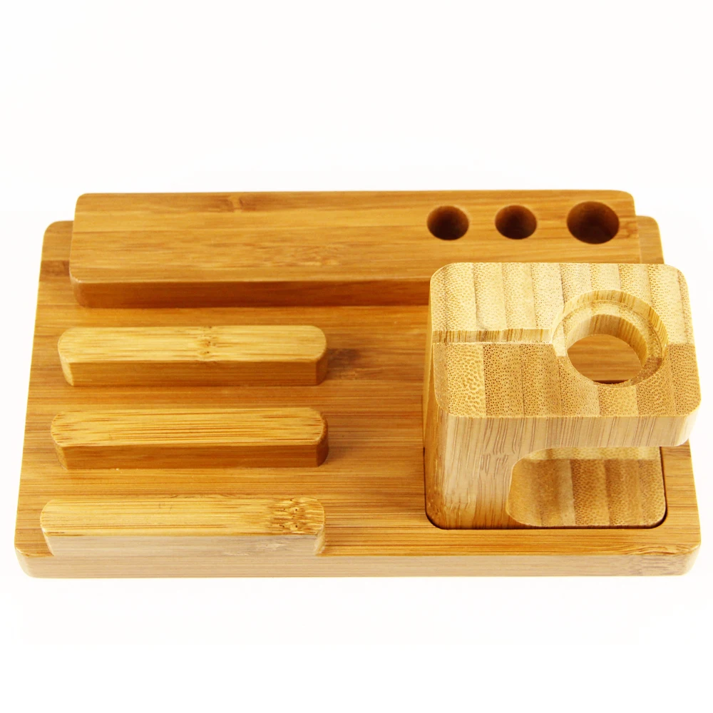 Экологичный Деревянный Дизайн подставка для зарядной станции док-держатель