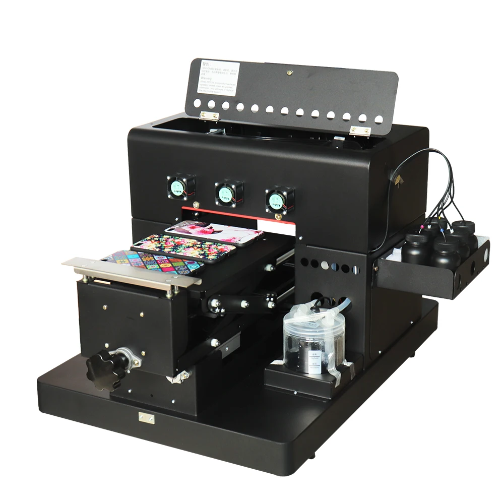

A4 UV Printer UV Flatbed Printer For Phone Case T-shirt Leather TPU LED With Emboss Effect Golf UV Printing Machine