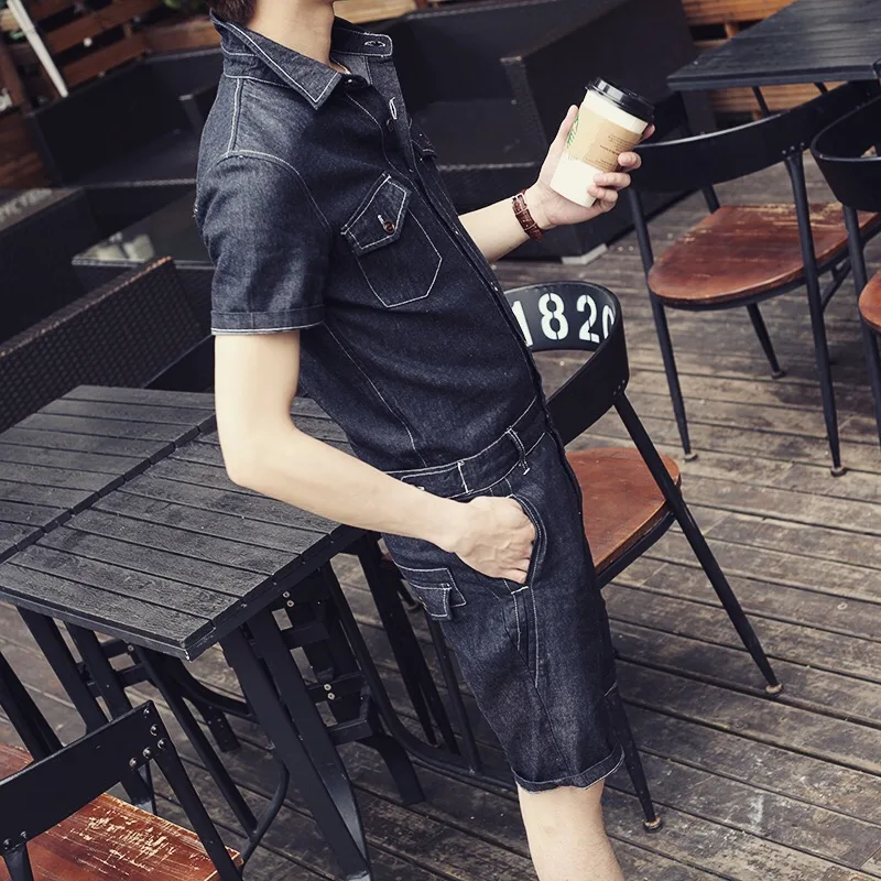 Новинка! 2017 японский мужской ретро уличный повседневный комбинезон тонкий