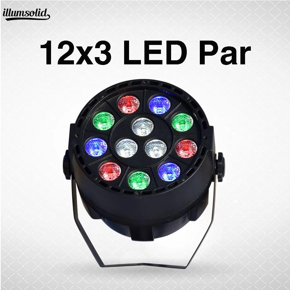 Светодиодный Par 12x3W RGBW 4 цвета для диско DJ Проектор машина вечерние украшения