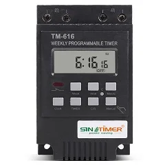 30A 12V SINOTIMER 30AMP Еженедельный программируемый цифровой таймер реле управления таймер 12 в Din рейка крепление, один год гарантии качества - Цвет: 30A 12V