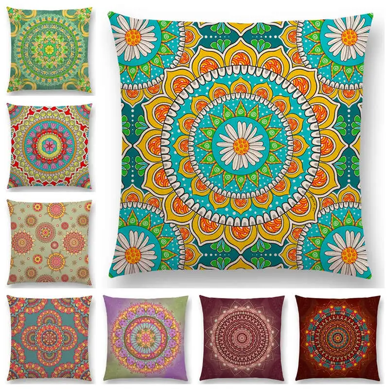 Великолепный Мандала Цветочный сад декоративный узор фантазия цвет