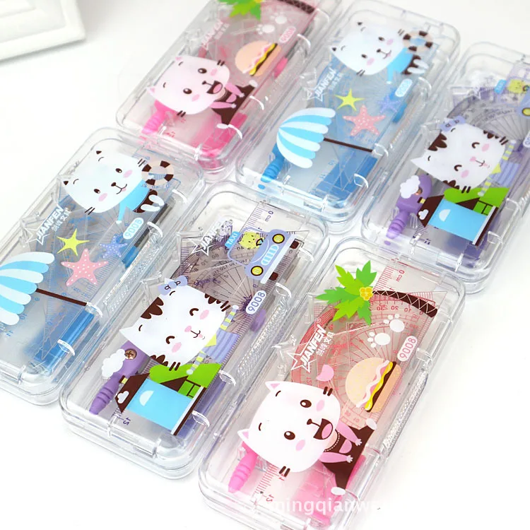 7 в 1 компас линейка инструменты рисования набор живопись костюм математические