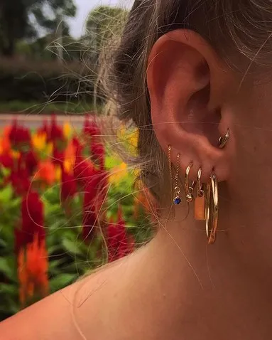Artilady золотые серьги-кольца для девушек искусственные маленькие 2019 ювелирные