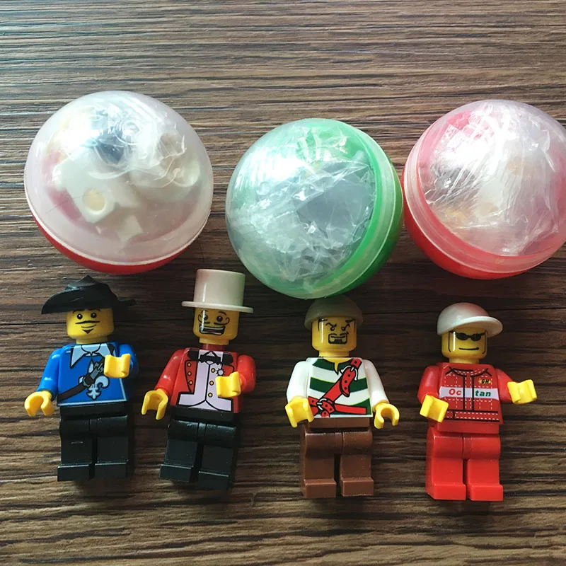 20pcs/lot 38mm Plastic Capsule Occupation Figurines Toys for Vending Machine Blocks Accessory Kids Gift | Игрушки и хобби