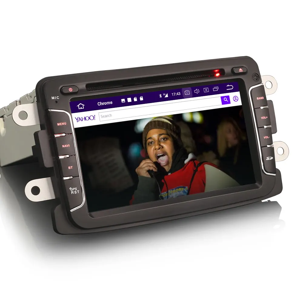 Erisin ES7429D 7 &quotAndroid 8 0 Octa core 4G ram автомобильный DVD gps видеорегистратор с радио DAB + для